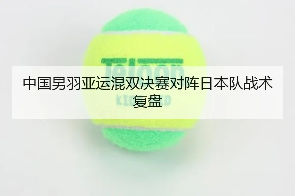 中国男羽亚运混双决赛对阵日本队战术复盘